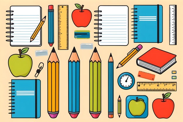 Photo cute pencil clipart