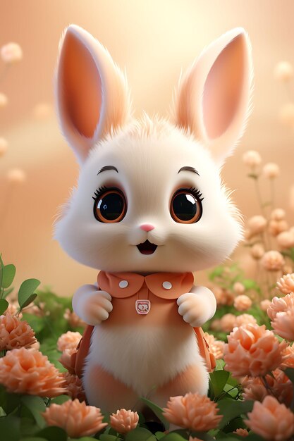 premium-ai-image-cute-pet-portrait-posters-3d-rendered-with-simple