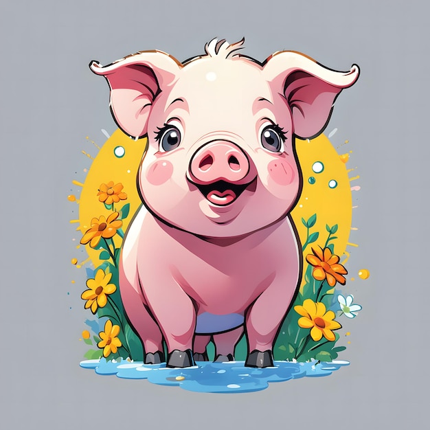 Cute Pig