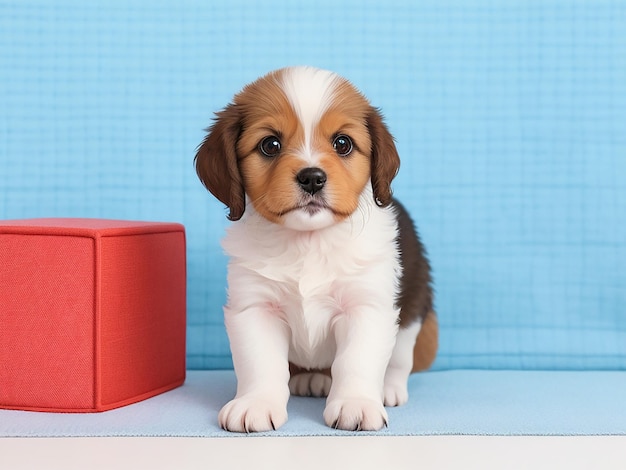 Cute puppy dog generated by AI