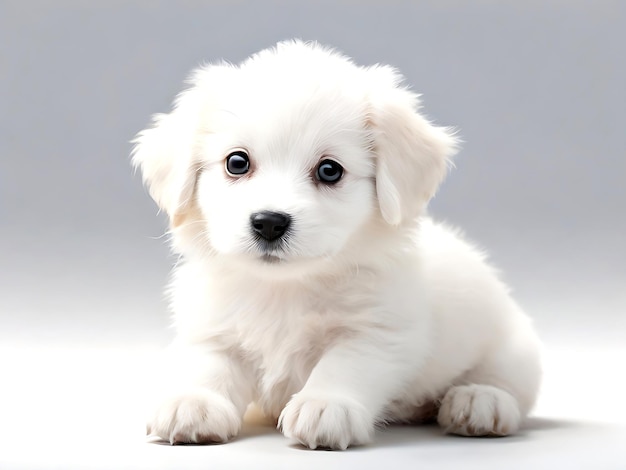 Photo cute puppy images ai generated