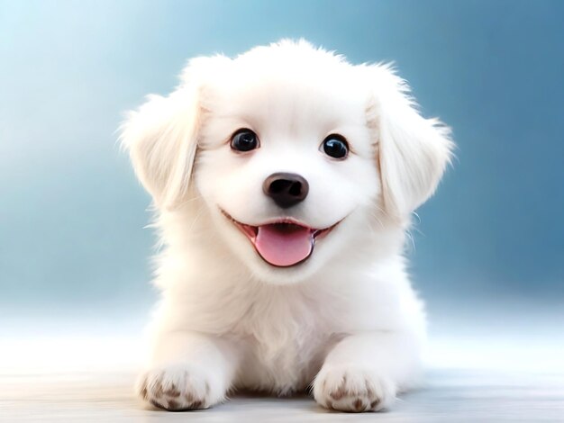 Photo cute puppy images ai generated