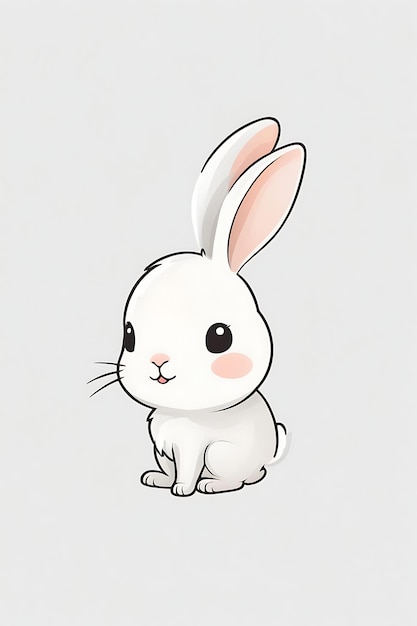 Симпатичная иллюстрация кролика, которая заставит вас улыбнуться