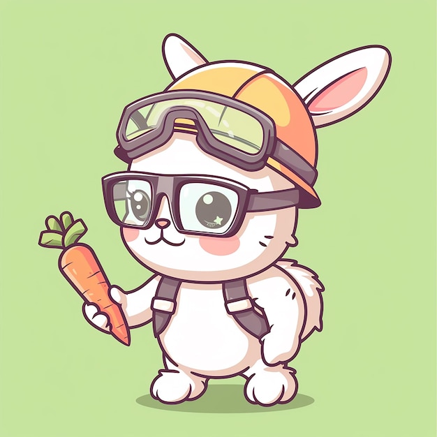 cute rabbit vector design