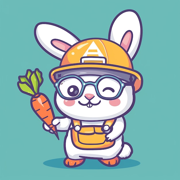 cute rabbit vector design