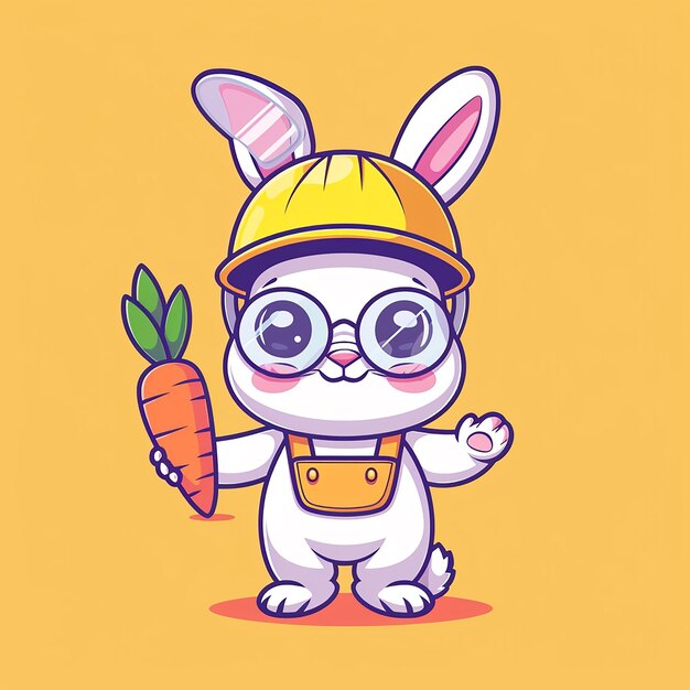 cute rabbit vector design