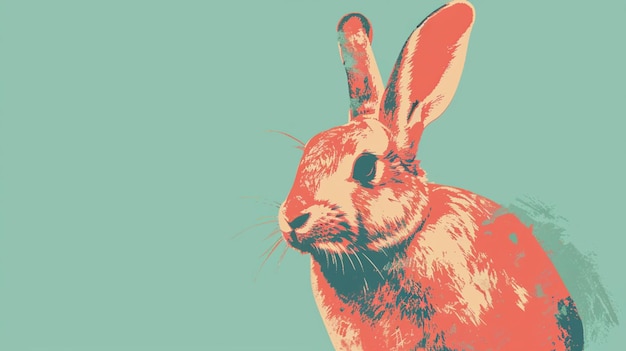 Foto bella carta da parati per conigli