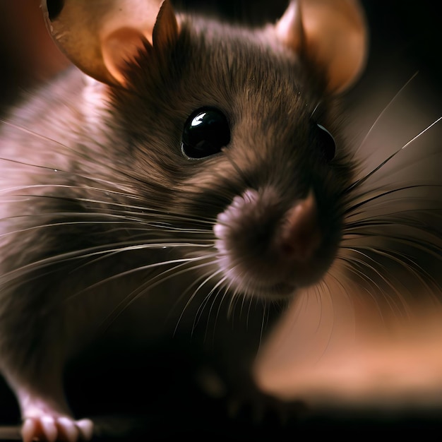 милая мышь-крыса