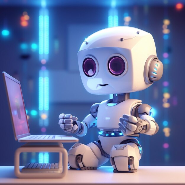 Cute robot ai