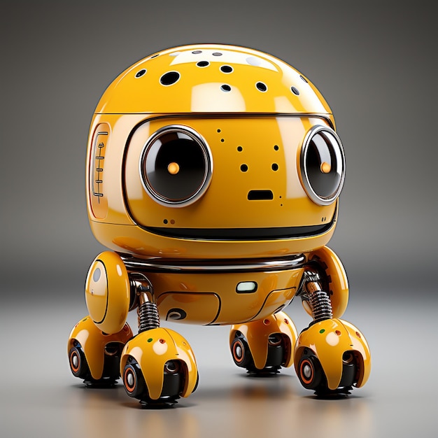 cute robot character