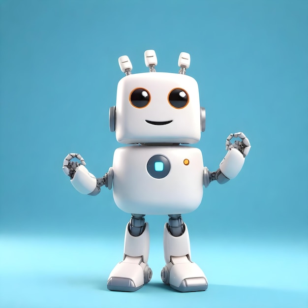 Photo cute robot