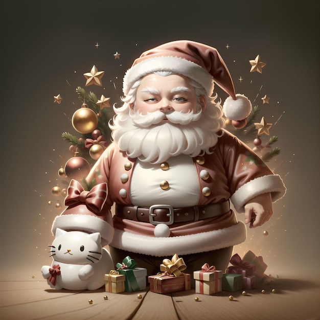 Cute santa claus