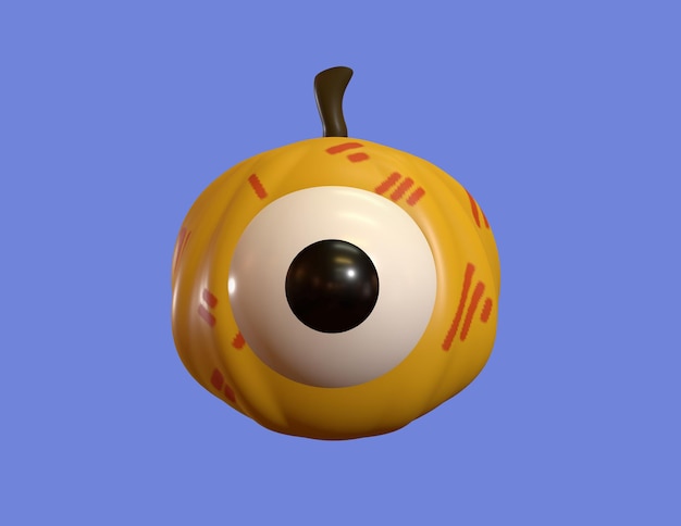 cute scare halloween character 3d design