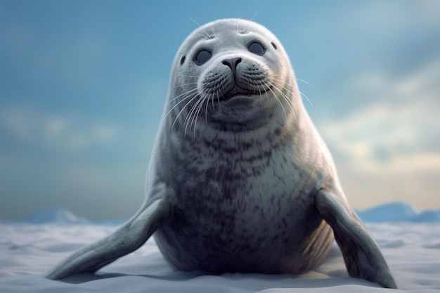 Cute Seal Generatieve AI