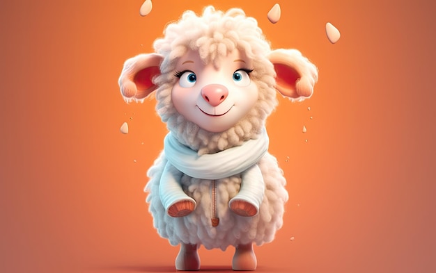 Cute Sheep Character