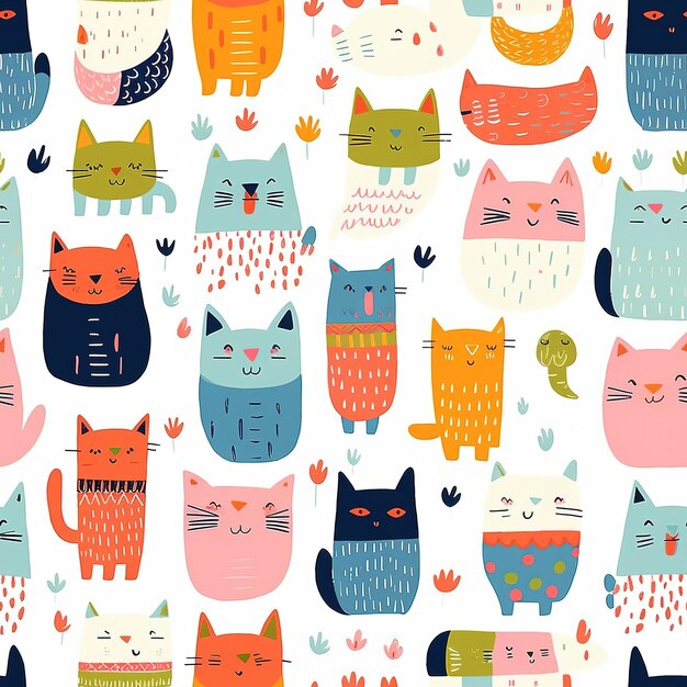 cute simple doodle patterns