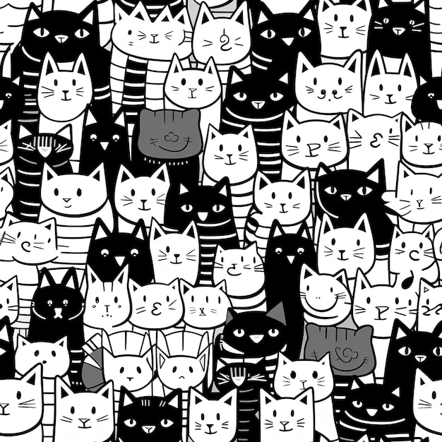 cute simple doodle patterns