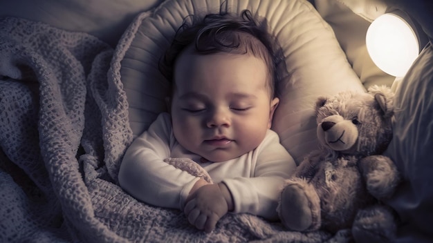 Cute sleeping baby