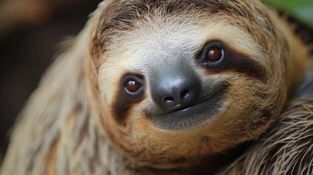 cute sloth closeup Ai Generative