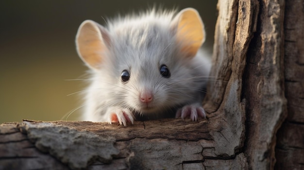 cute small mammal fur close up looking outdoors endangere