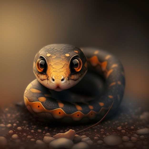 Cute small snake