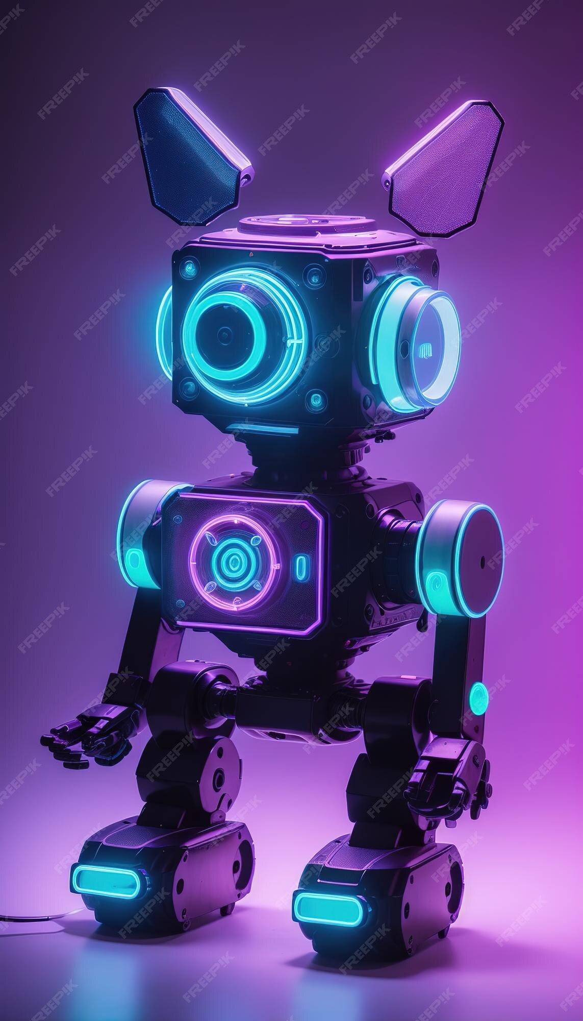 Premium AI Image | Cute small toy robotic display for kids free download