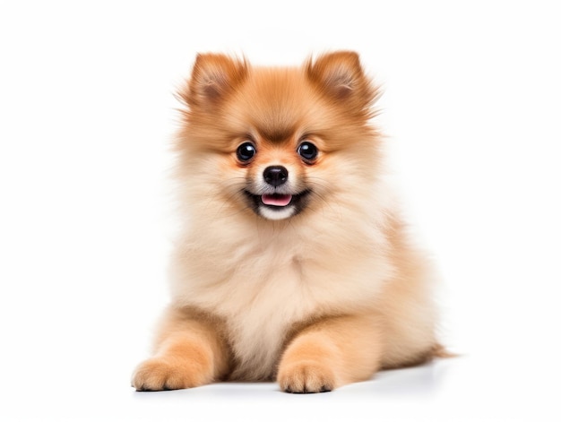 Cute spitz dog