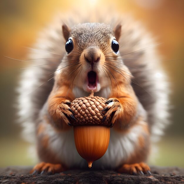 Cute squirrel