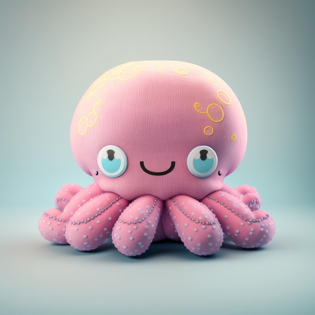 Cute Squishy Octopus Plush Toy