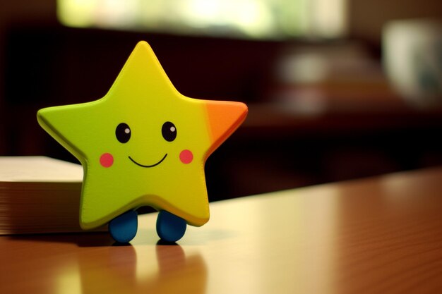 Photo cute star design memo