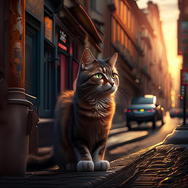 Cute Street Cat