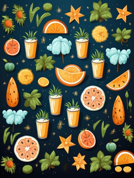 cute summer pattern