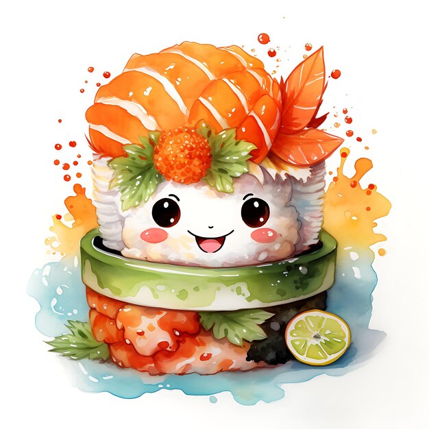 Foto carini adesivi di sushi per gli amanti del sushi aggiungi un tocco di kawaii ai tuoi oggetti personali