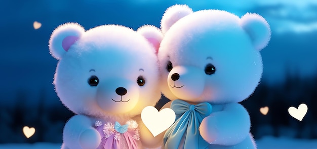 Photo cute teddy bear ai generated image