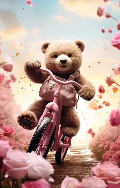 Cute Teddy Bear Background