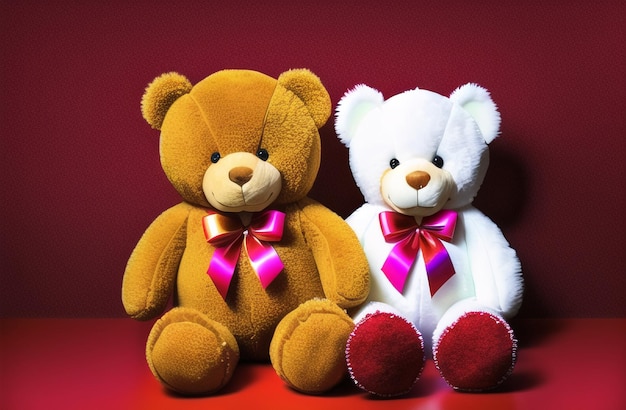 Cute Teddy Bear Valentine's Day Cute Gift for Your Wife Girlfriend Generative AI