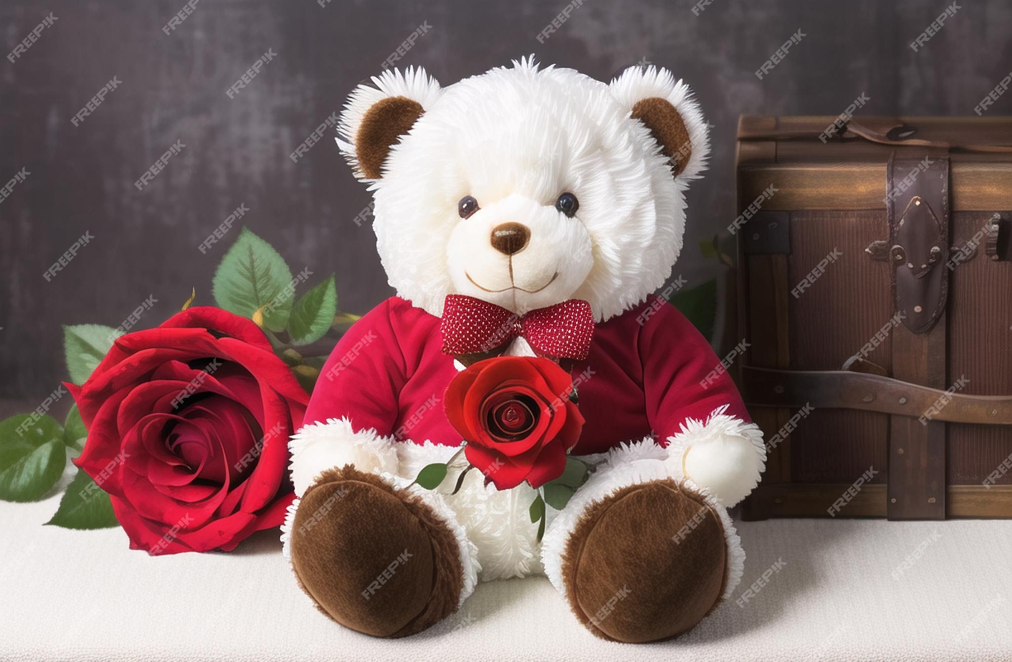 Simpatico orsacchiotto san valentino simpatico regalo per tua moglie  fidanzata ai generativa