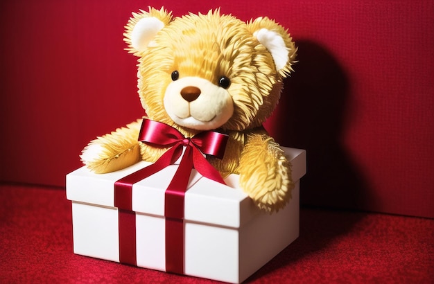 Cute Teddy Bear Valentine's Day Cute Gift for Your Wife Girlfriend Generative AI