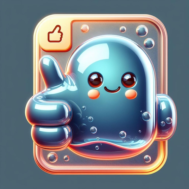 cute thumbs up icon