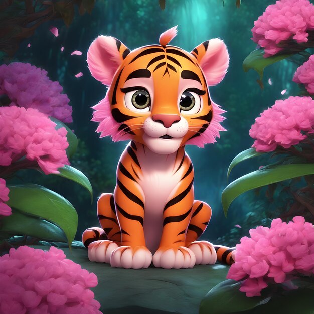 cute tiger cartoon