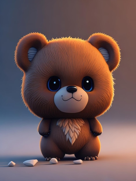 Cute tiny Anime bear