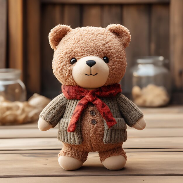 Cute Tiny Bear Doll 1