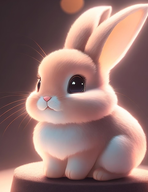 Cute tiny rabbit