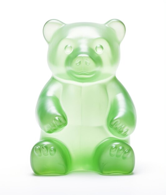 A cute translucent jelly Teddy Bear