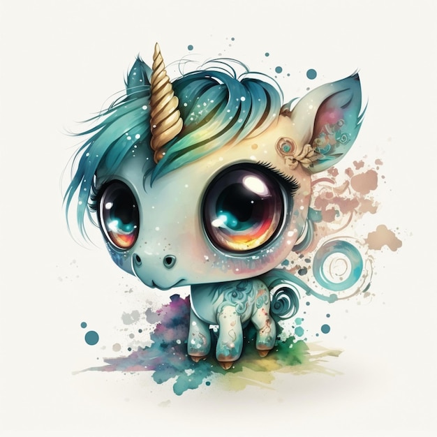 Cute Unicorn Chibi 24