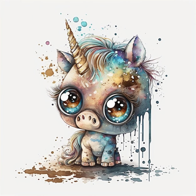 Cute Unicorn Chibi 36