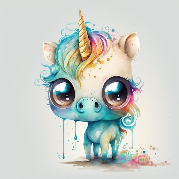 Cute Unicorn Chibi 7