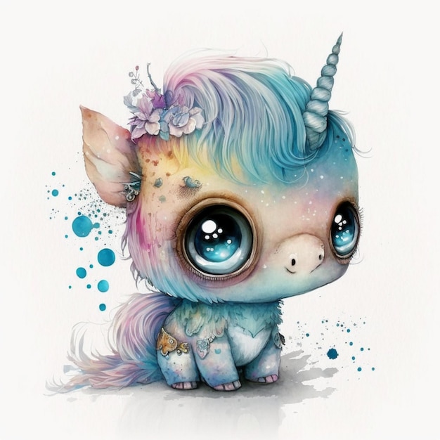 Cute Unicorn Chibi 8