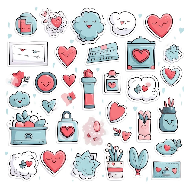 Photo cute valentine clipart