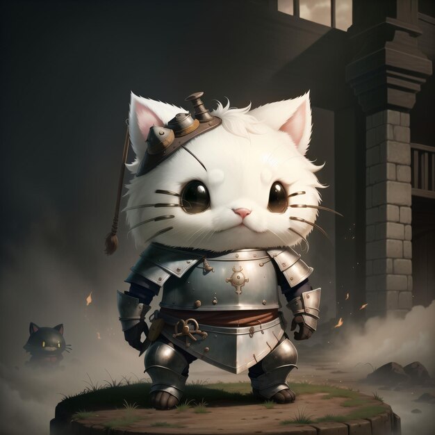 可愛い戦士猫